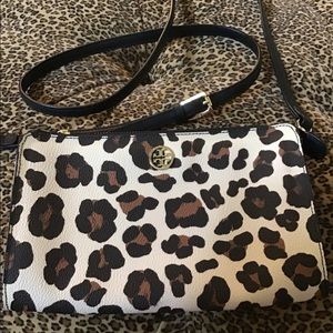 Tory Burch leopard crossbody bag! New!🐯